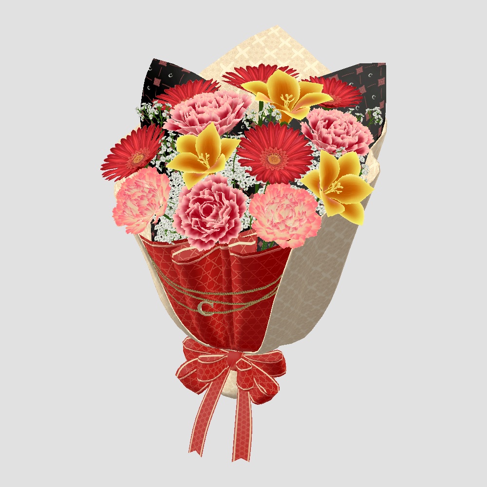 【Cavo's】ゆらゆら 春の花束 第2弾 (小&大&花瓶セット)