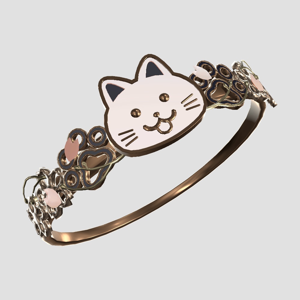 【Cavo's】ねこ 指輪アクセサリーⅡ 3点セット