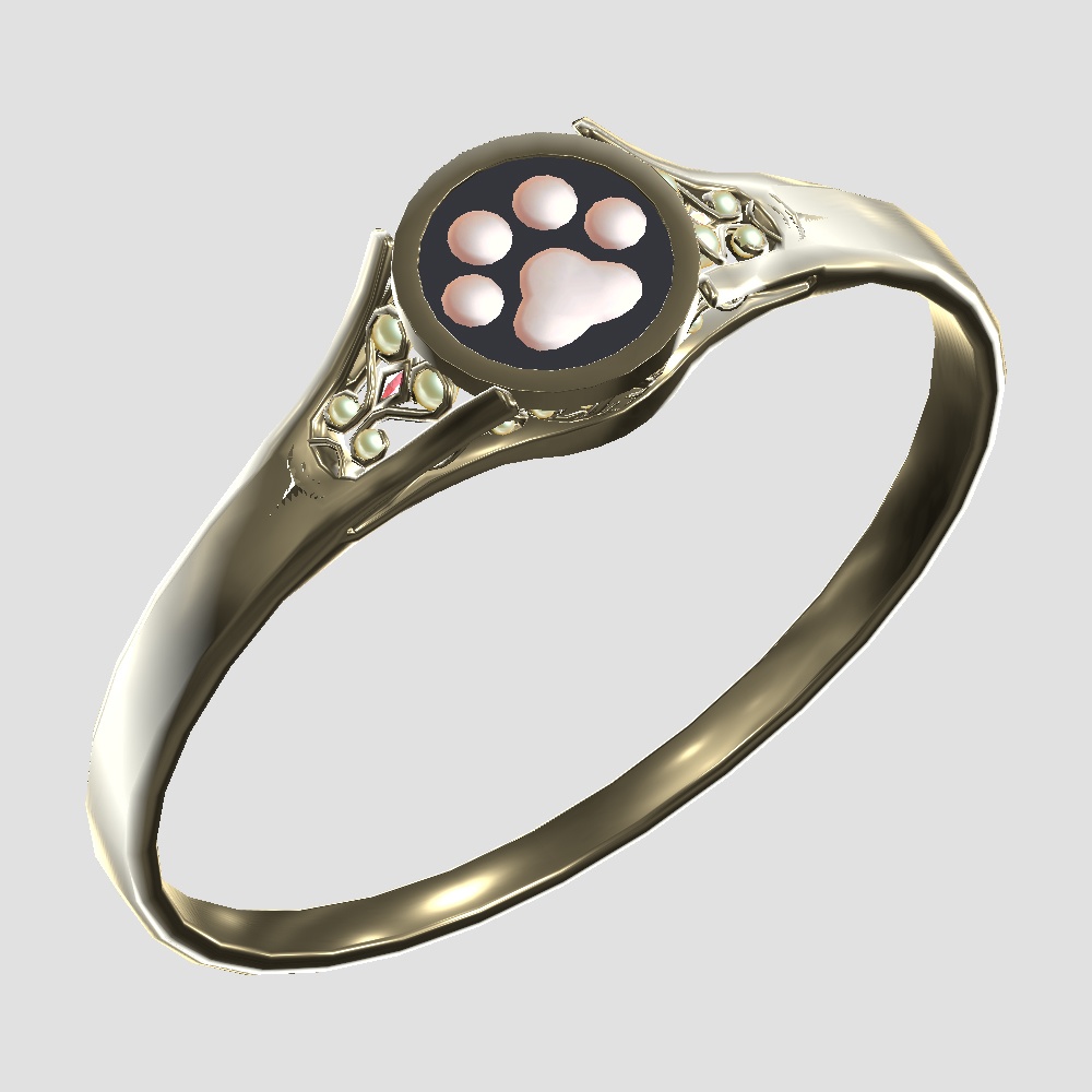 【Cavo's】ねこ 指輪アクセサリーⅡ 3点セット