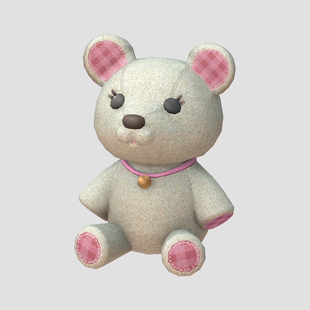 【Cavo's】ゆらゆら薔薇とクマの花束 (小&大&花瓶&ぬいぐるみセット)