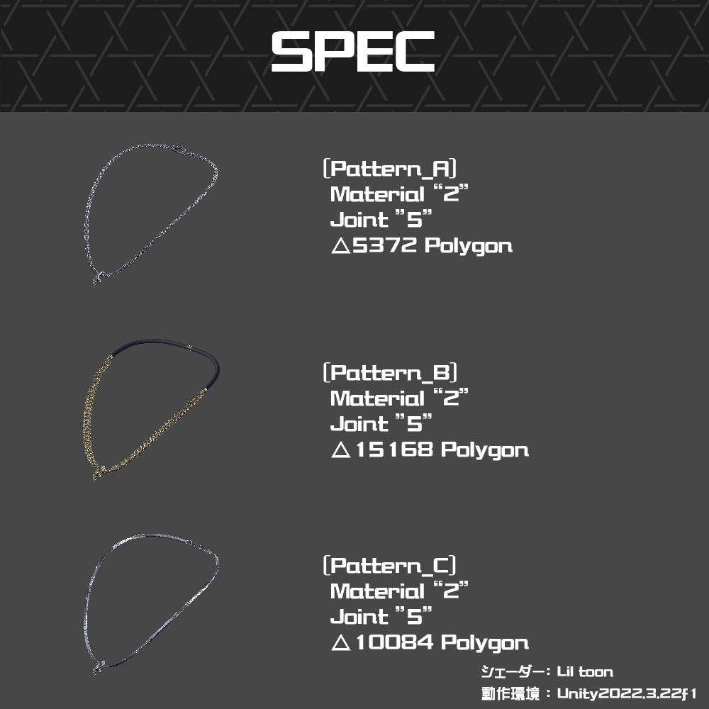 【Cavo's】ユニバーサルチャーム・ネックレス