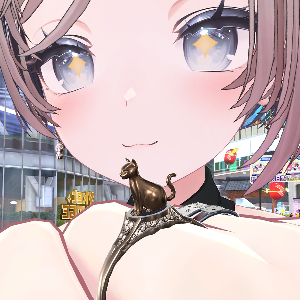 【Cavo's】ねこ 指輪アクセサリーⅢ 3点セット