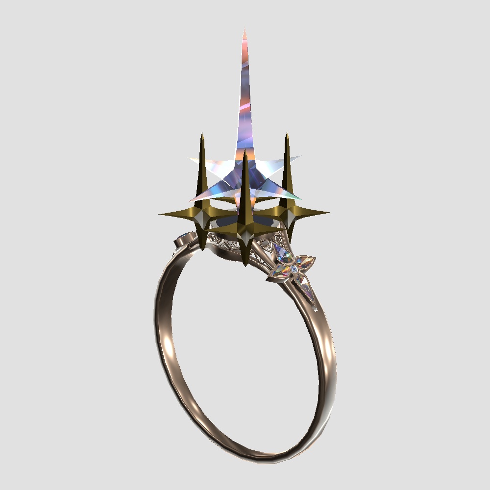 【Cavo's】ギャラクシー 指輪アクセサリー 3点セット