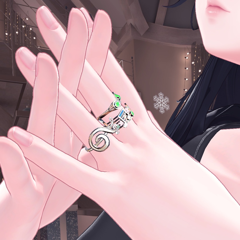 【Cavo's】Harmelle(ハーメル) 指輪アクセサリー 3点セット