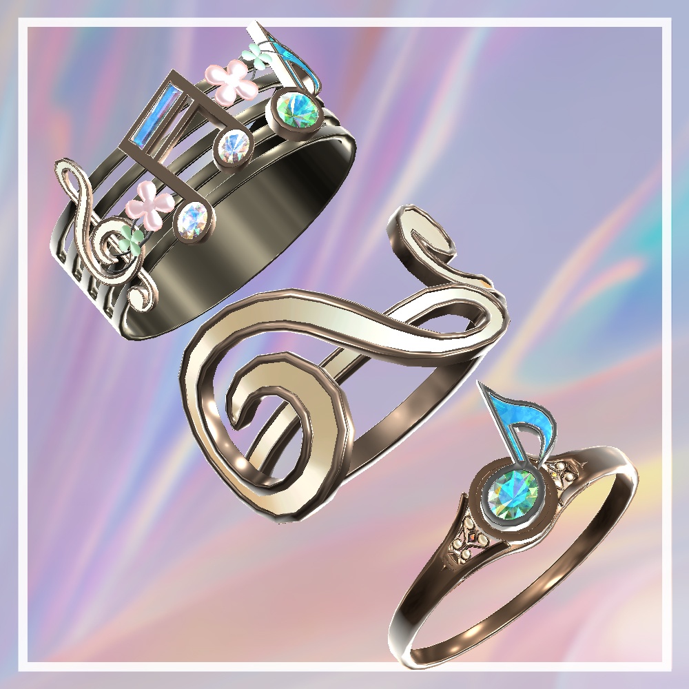 【Cavo's】音符 アクセまとめ買いセット(20%OFF)