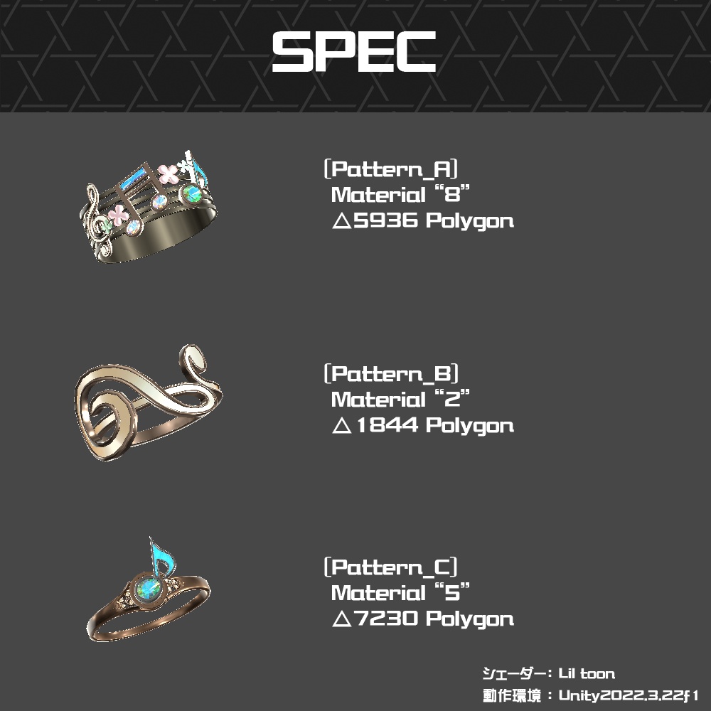 【Cavo's】音符 アクセまとめ買いセット(20%OFF)