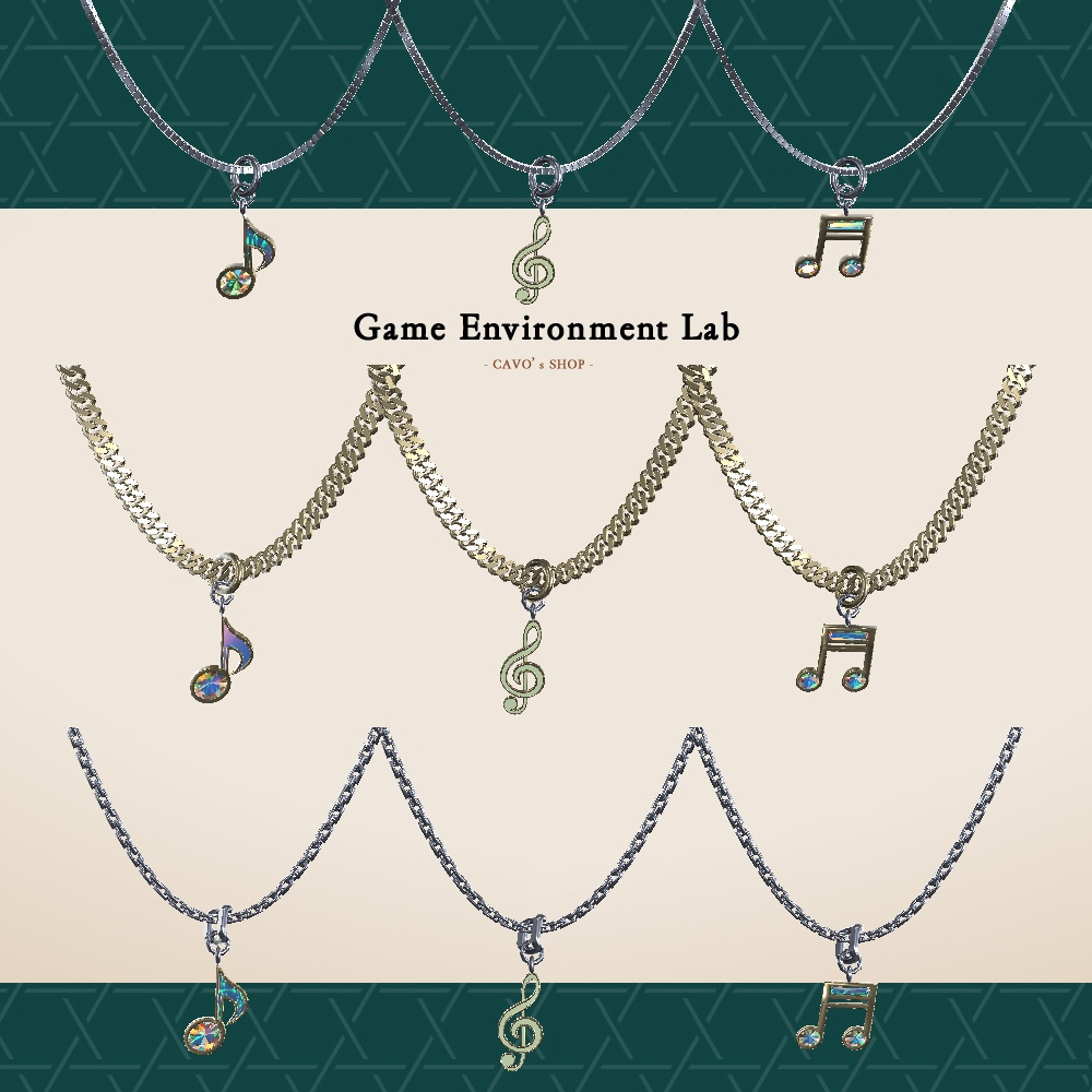 【Cavo's】音符 アクセまとめ買いセット(20%OFF)