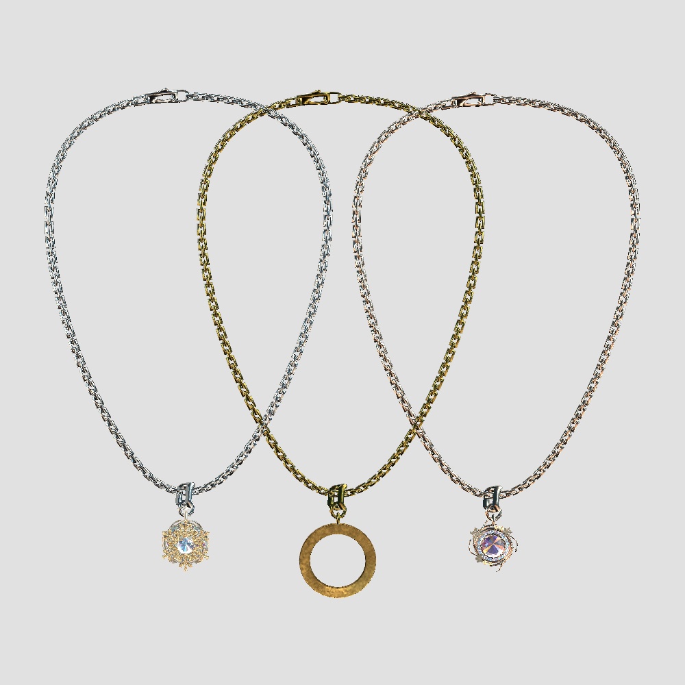 【Cavo's】雪の結晶・ネックレス 9点セット