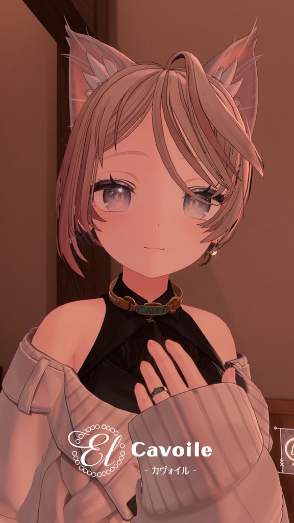 【Cavo's】Cavoile(カヴォイル)_チョーカー&指輪&花束