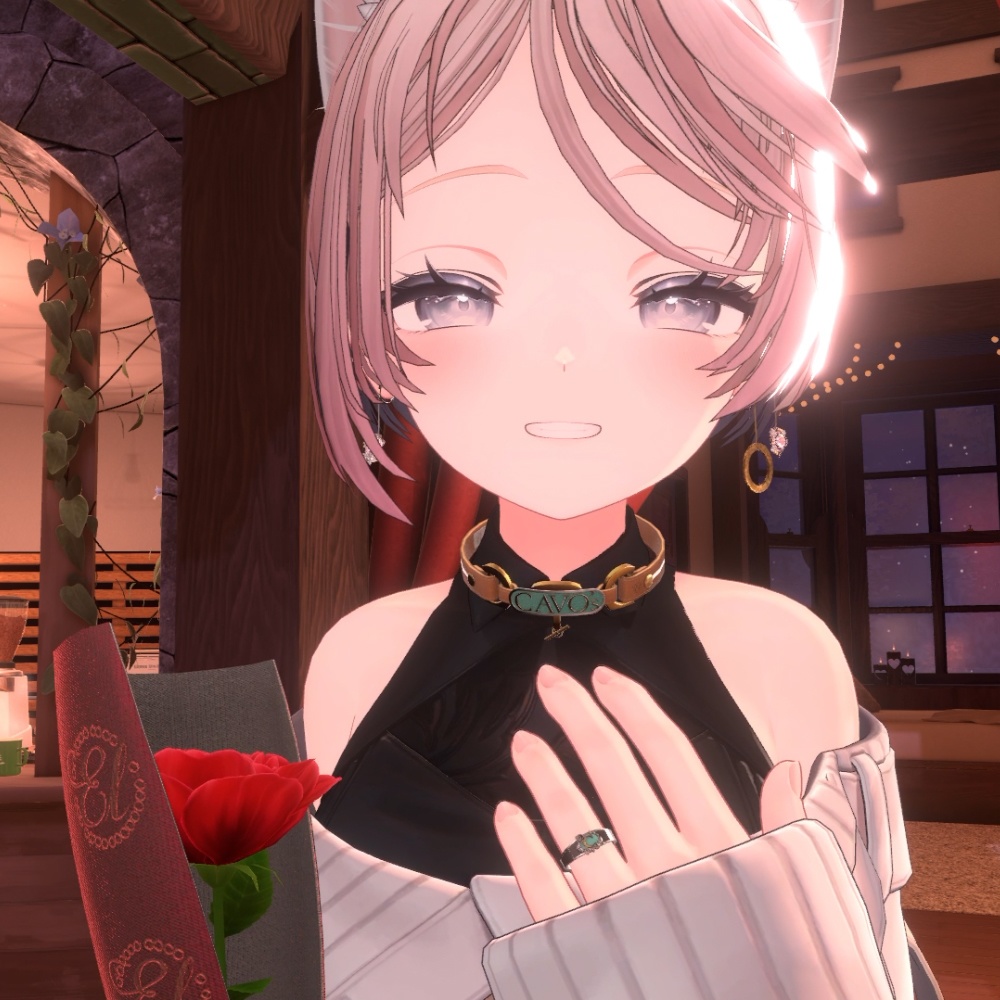 【Cavo's】Cavoile(カヴォイル)_チョーカー&指輪&花束