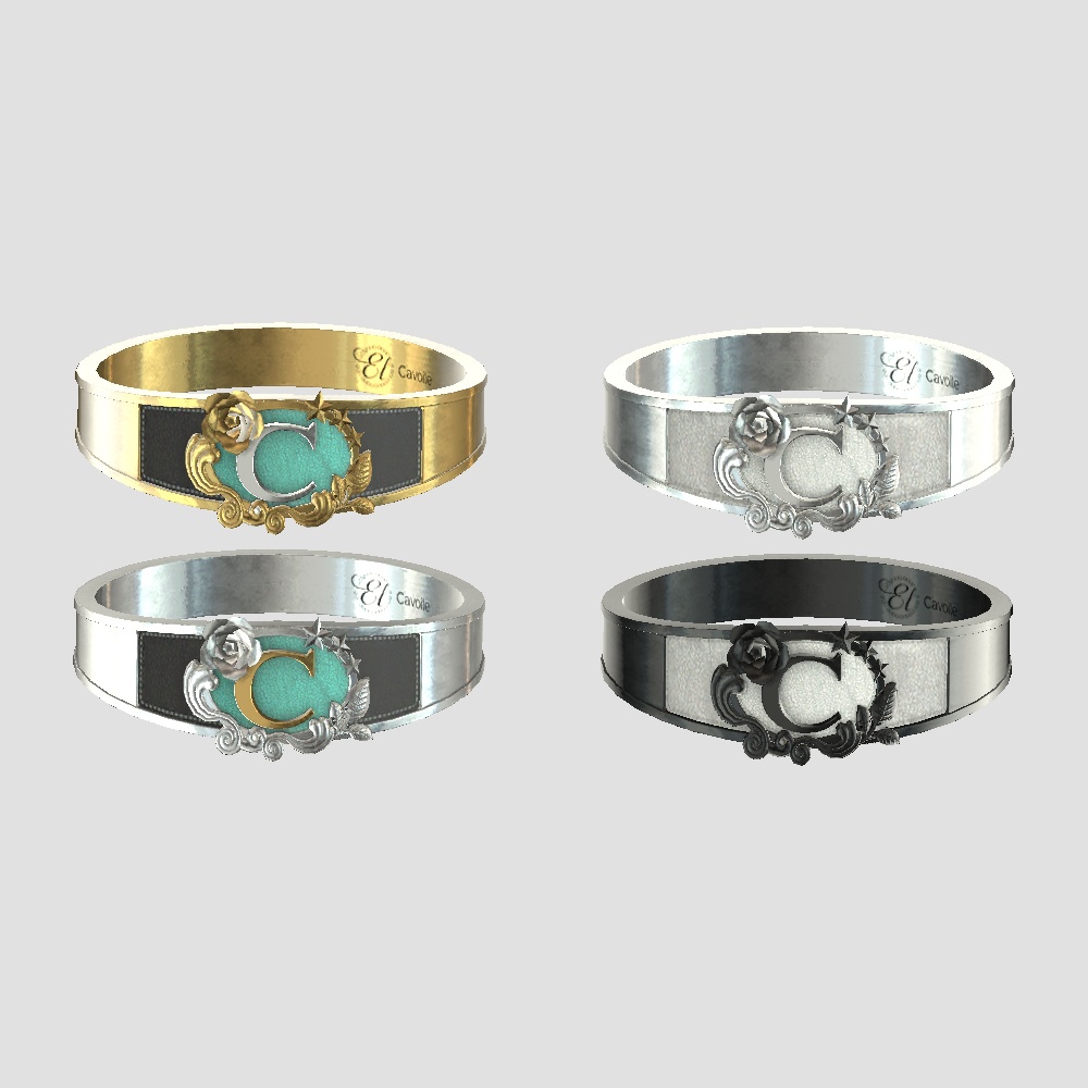 【Cavo's】Cavoile(カヴォイル)_チョーカー&指輪&花束