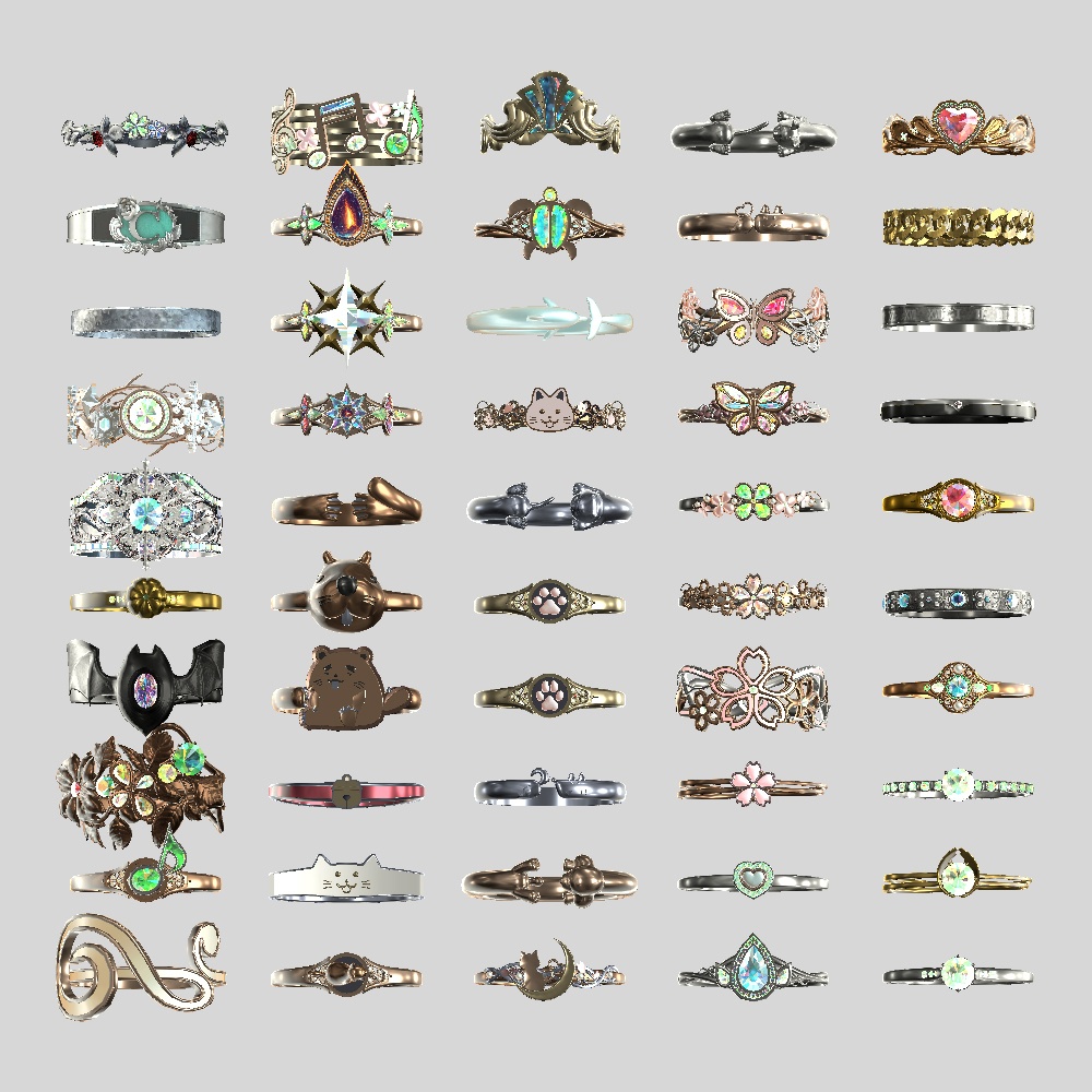 【Cavo's】50種類|リングコレクション (40%OFF)