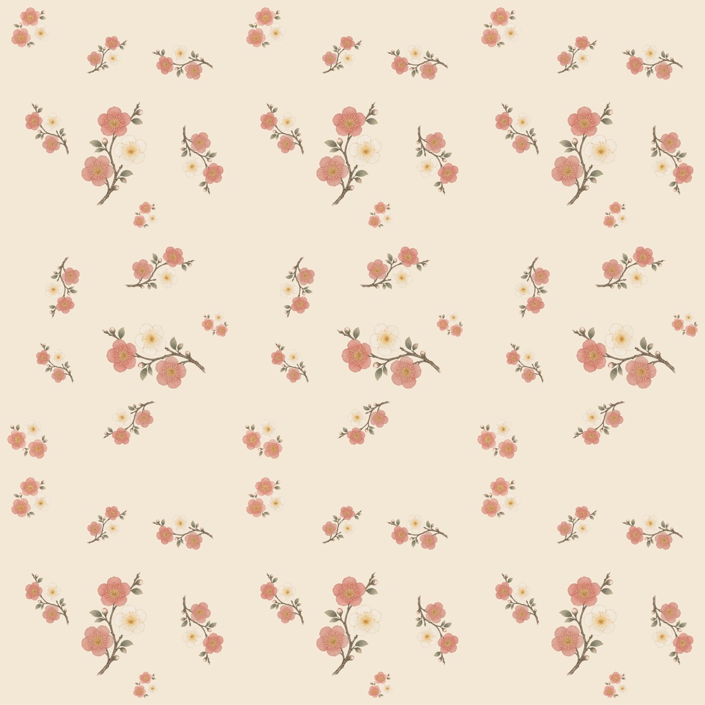 Retro Kimono Collection – Antique Ivory Vintage Japanese Seamless Patterns