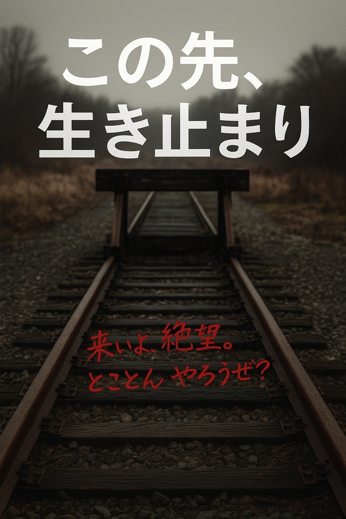 この先、生き止まり 来いよ、絶望。とことんやろうぜ?