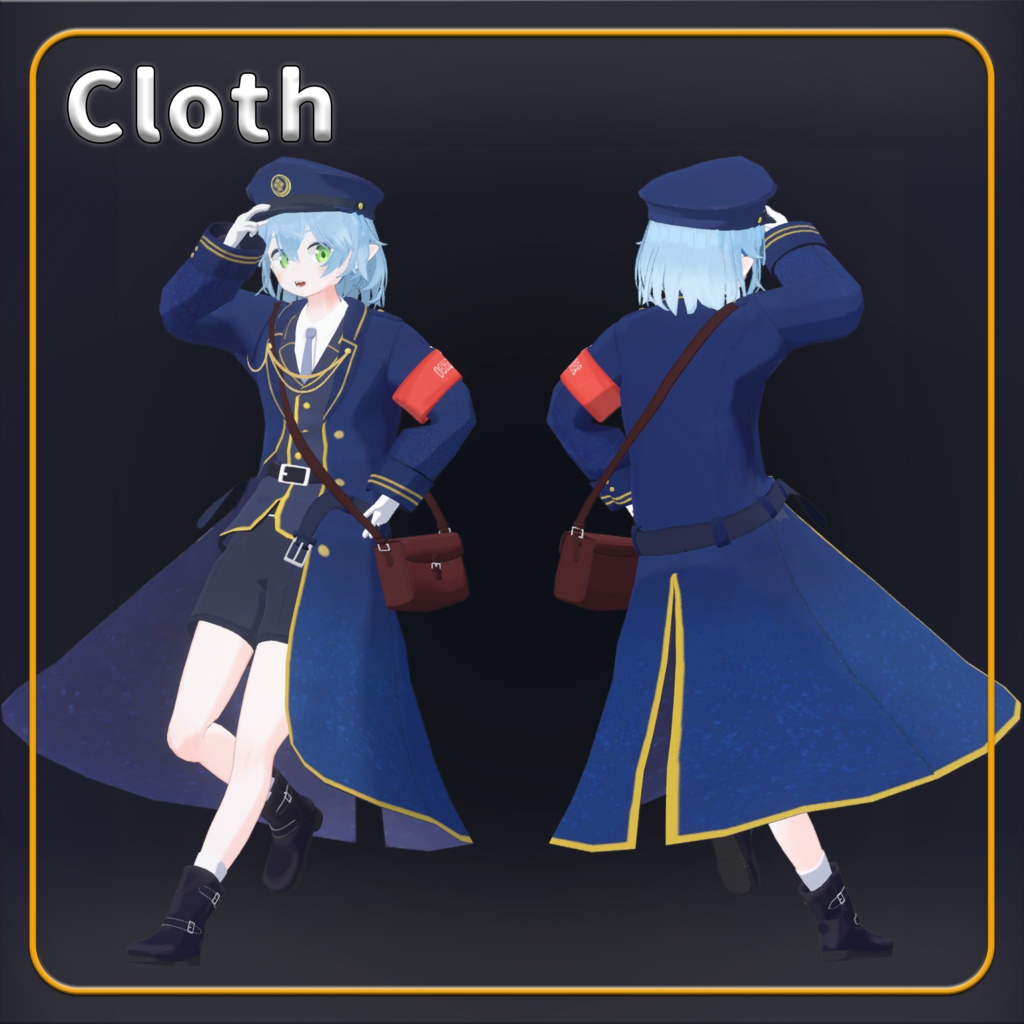 オリジナル3Dアバター『ネイリス -Neilis-』