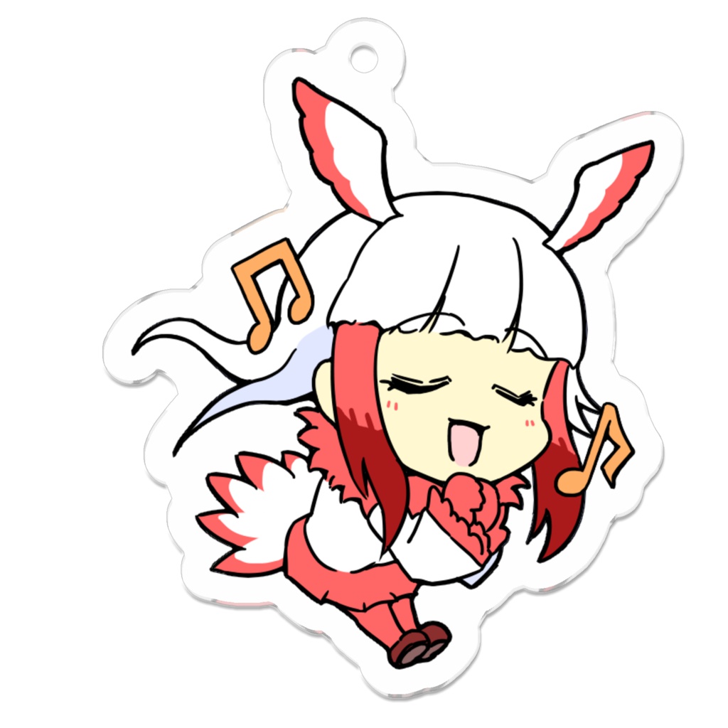 トキちゃん歌唱中アクキー