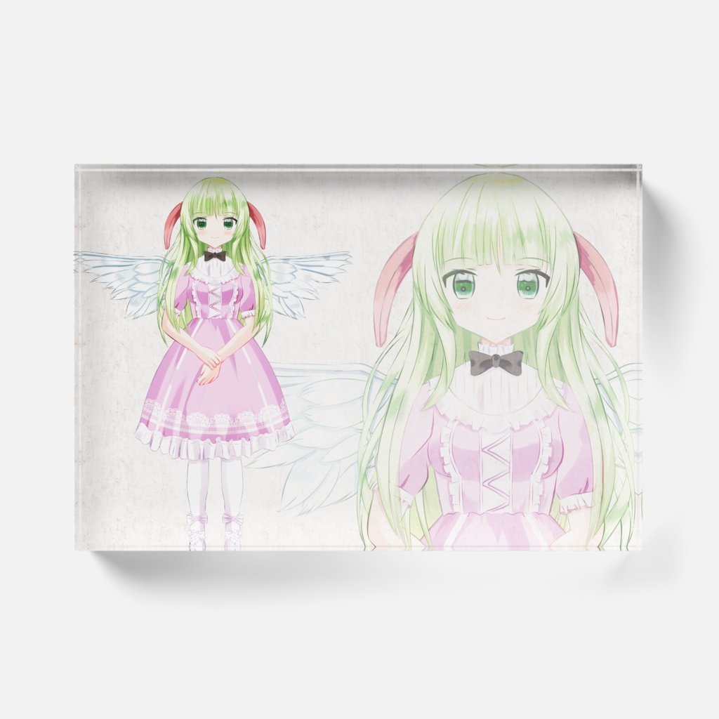 オリジナルキャラクター立ち絵 アクリルブロック