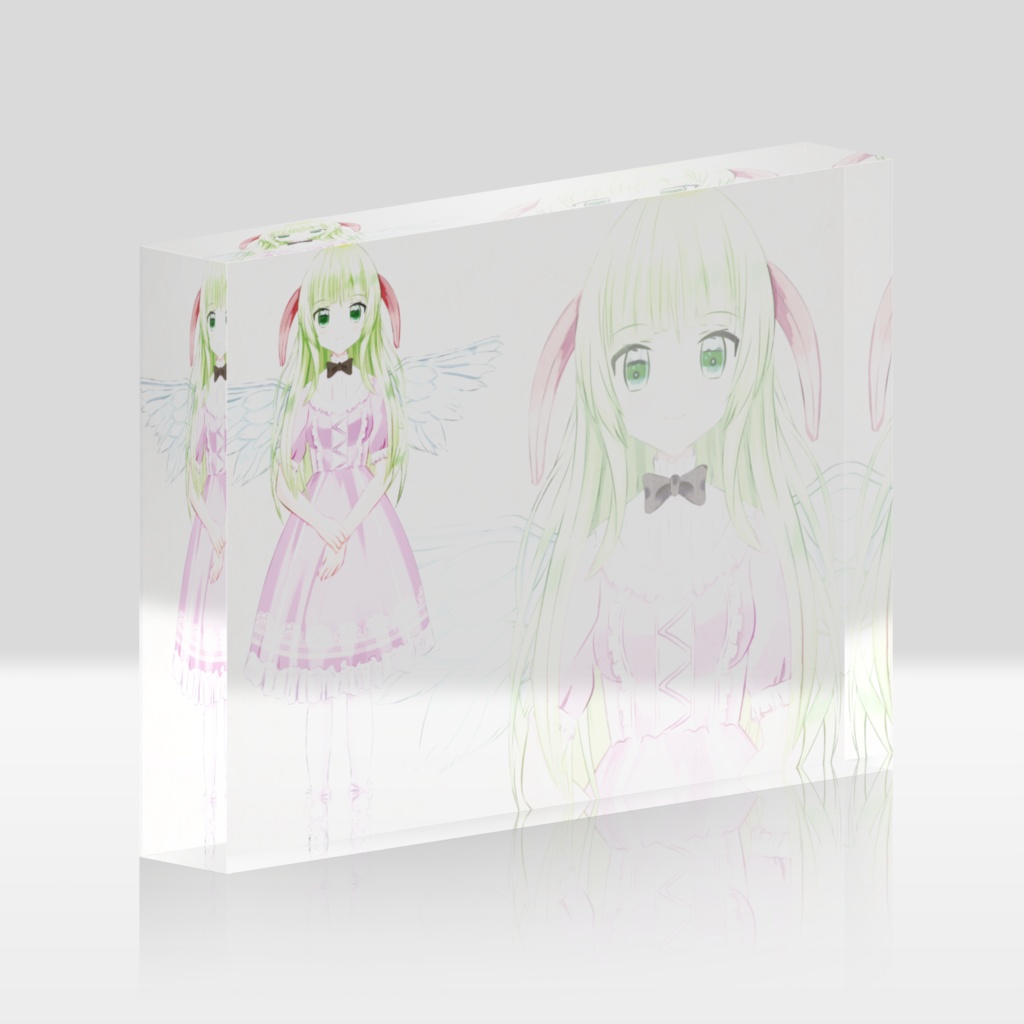 オリジナルキャラクター立ち絵　アクリルブロック