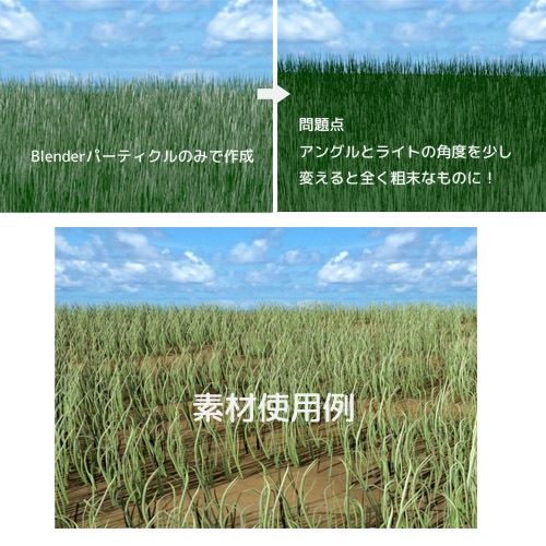 雑草セット (blender用)