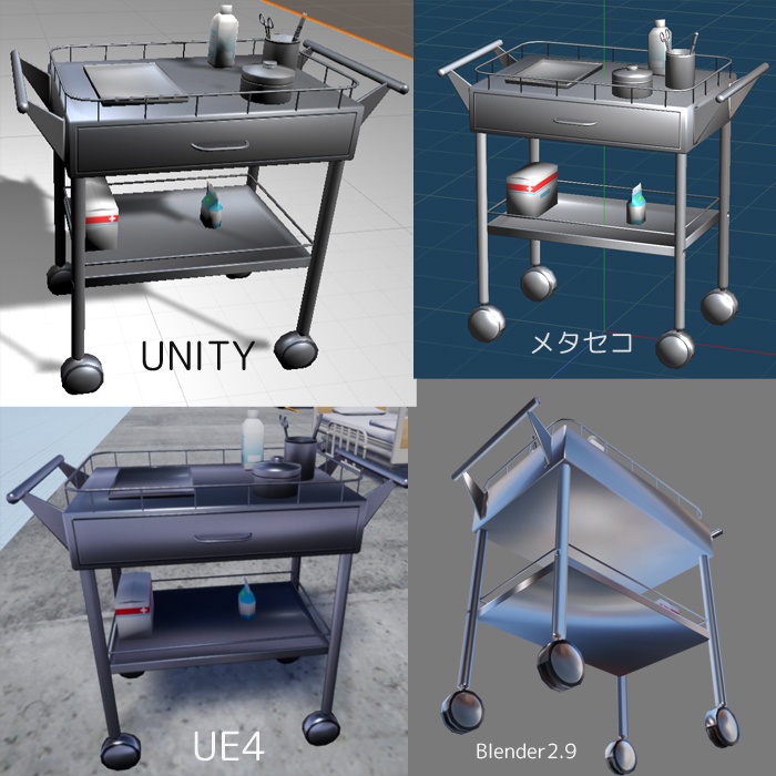 ワゴン(病院、回診車)