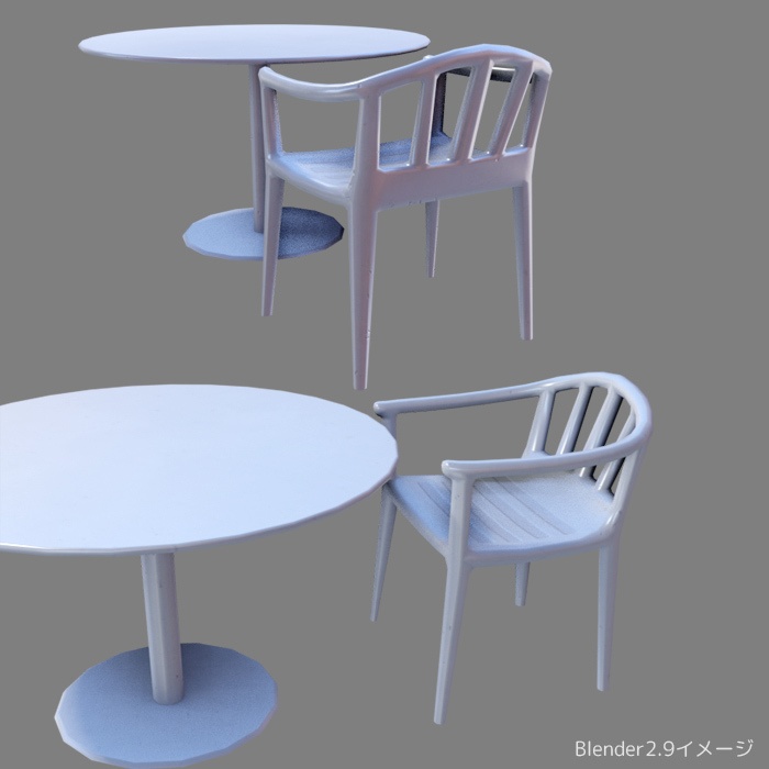 ガーデンチェアー (プラスチック樹脂系)