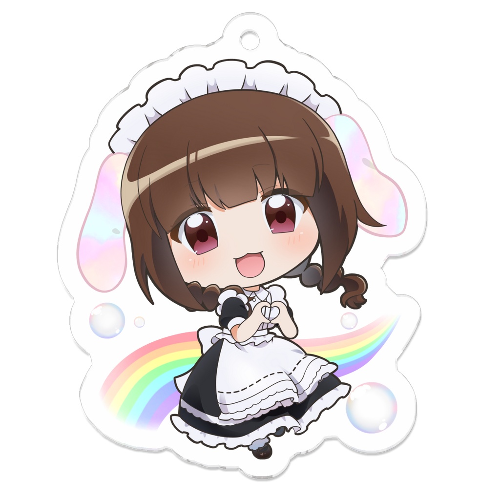 ☆うさのミニキャラ アクリルキーホルダー