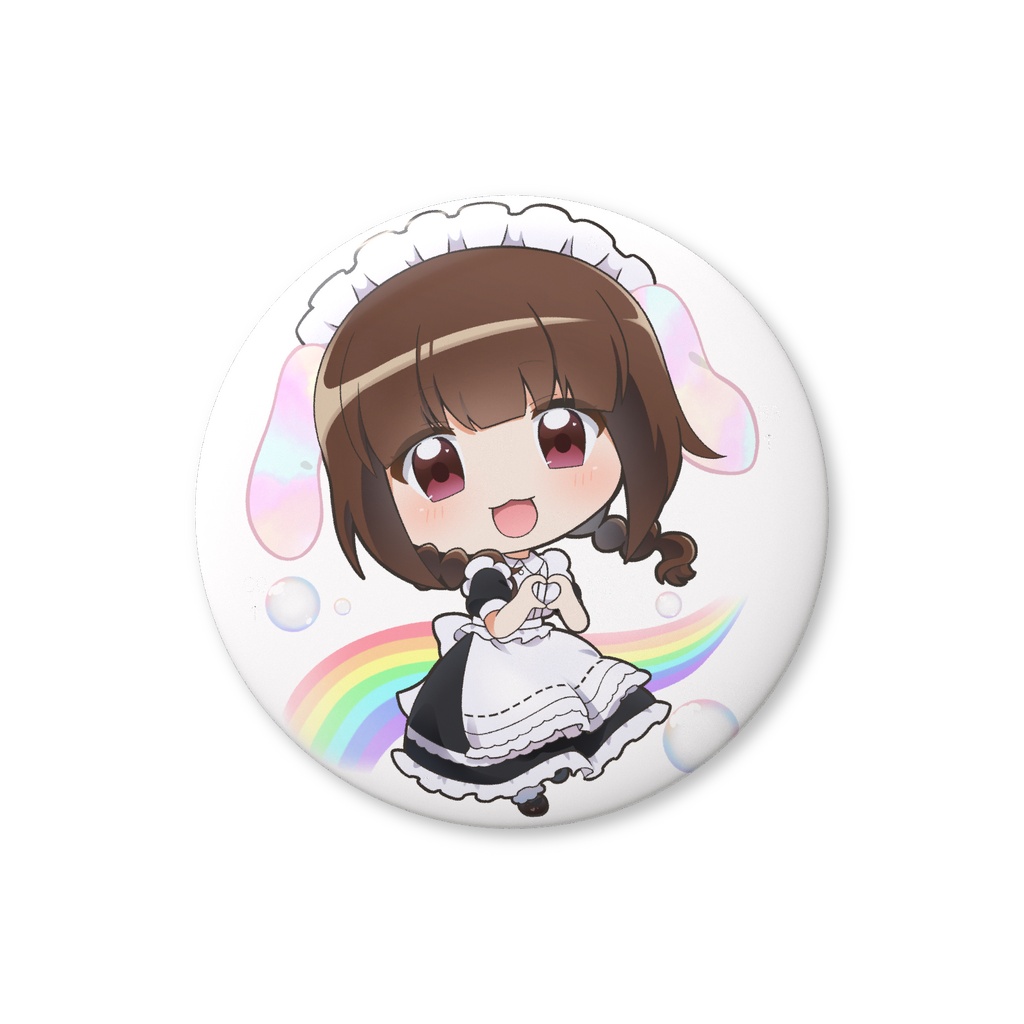 ☆うさのミニキャラ 缶バッジ