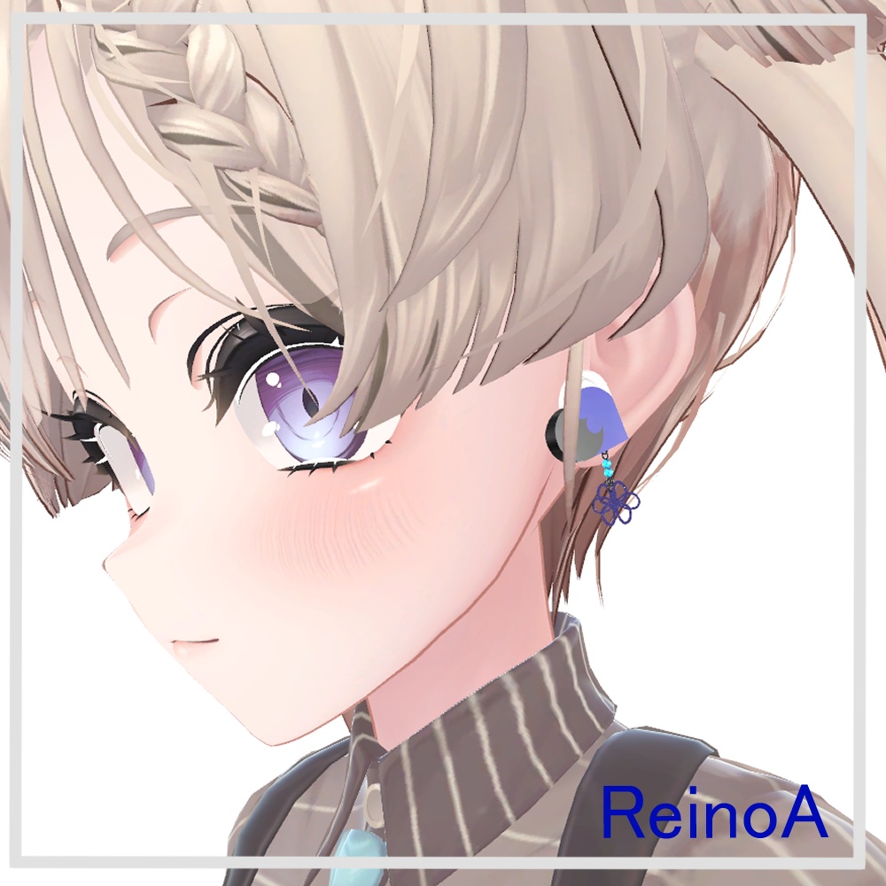 ツギハギハートピアス