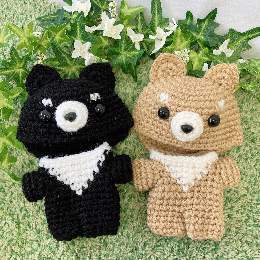 黒柴犬&柴犬(着ぐるみ)