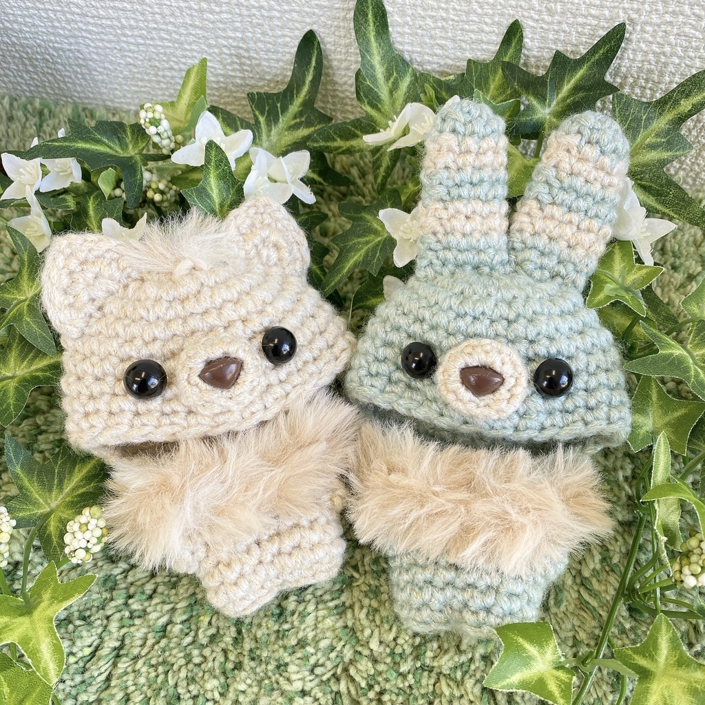 ふわふわウルフ&ラビット(マスコットサイズ)