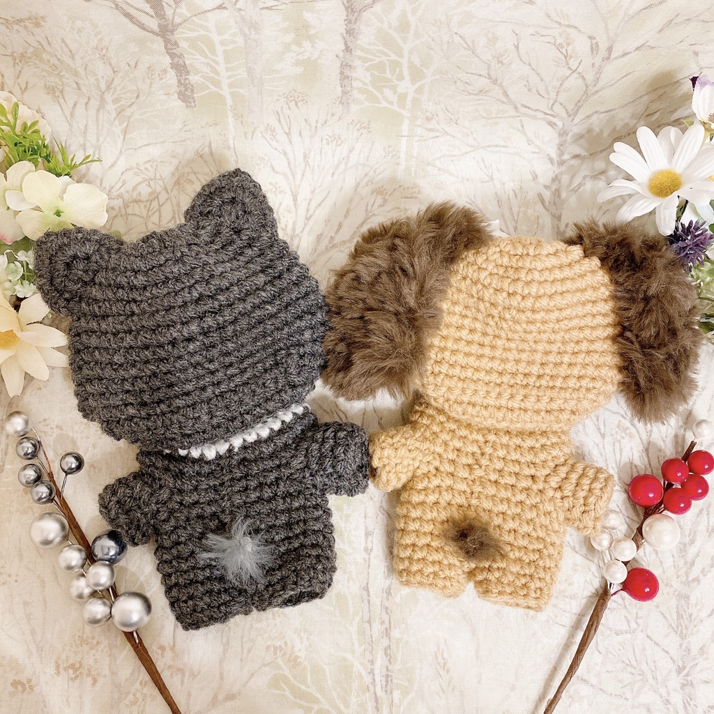 シュナウザー&コッカースパニエル(EXぬいサイズ)