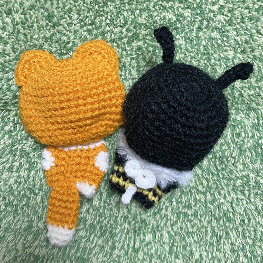 子ギツネ&ミツバチ(ちびぐるみサイズ)