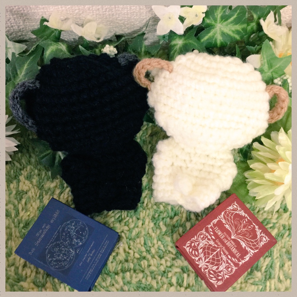 ヒツジ(ブラック&ホワイト)