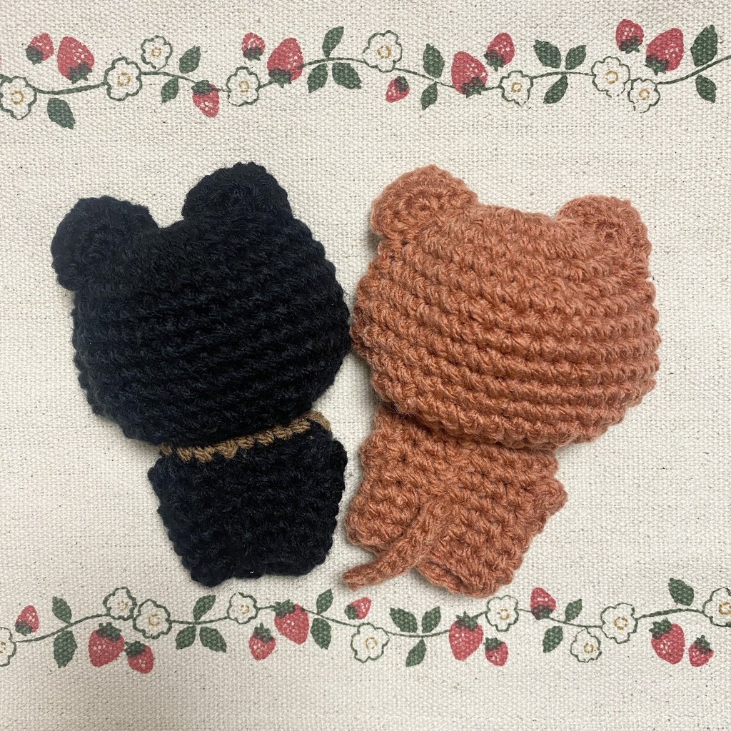 ドーベルマン&柴犬(ぽけっこ•ちびぐるみ共用サイズ)