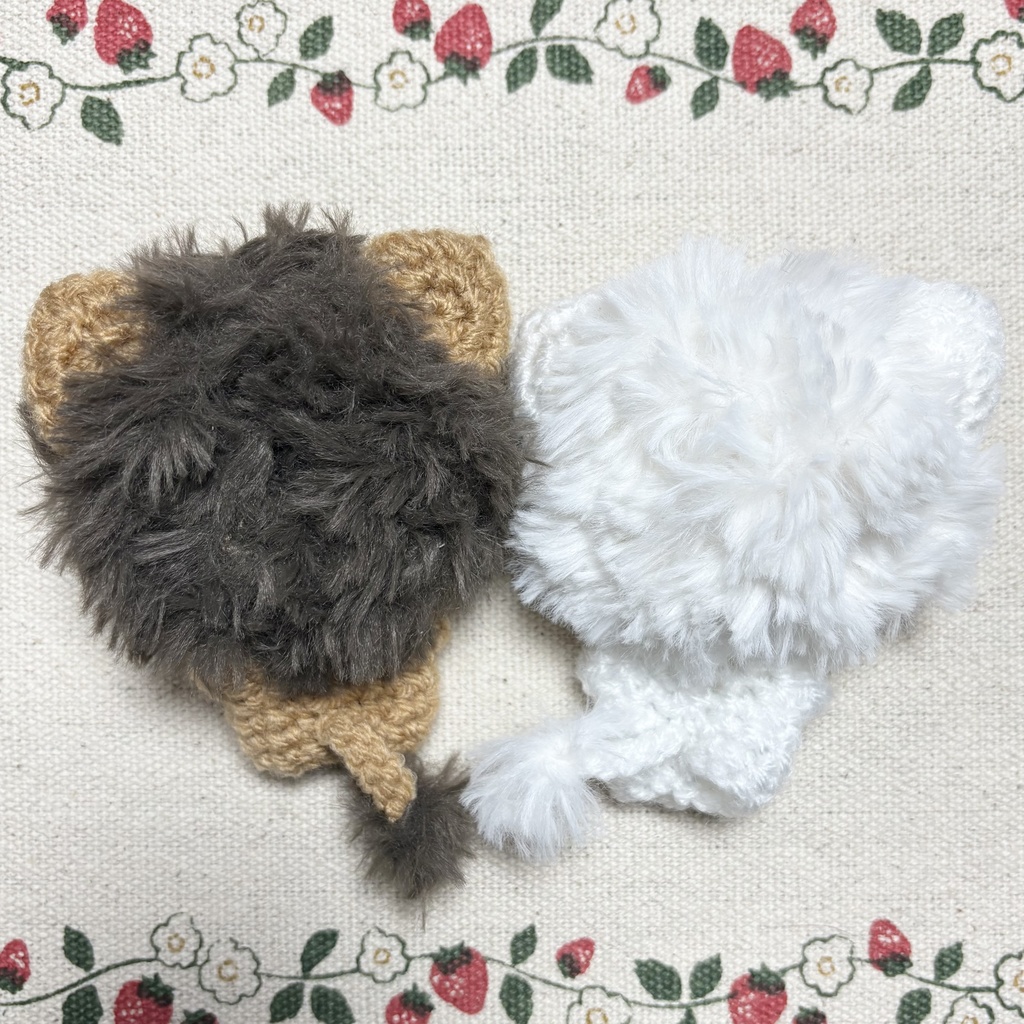 アニマル着ぐるみ&シュウマイ帽子(ほわぬい等サイズ)