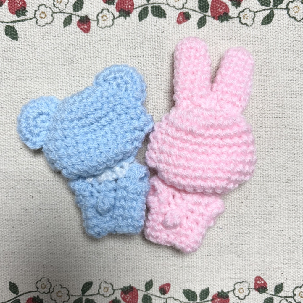 アニマル着ぐるみ&シュウマイ帽子(ほわぬい等サイズ)