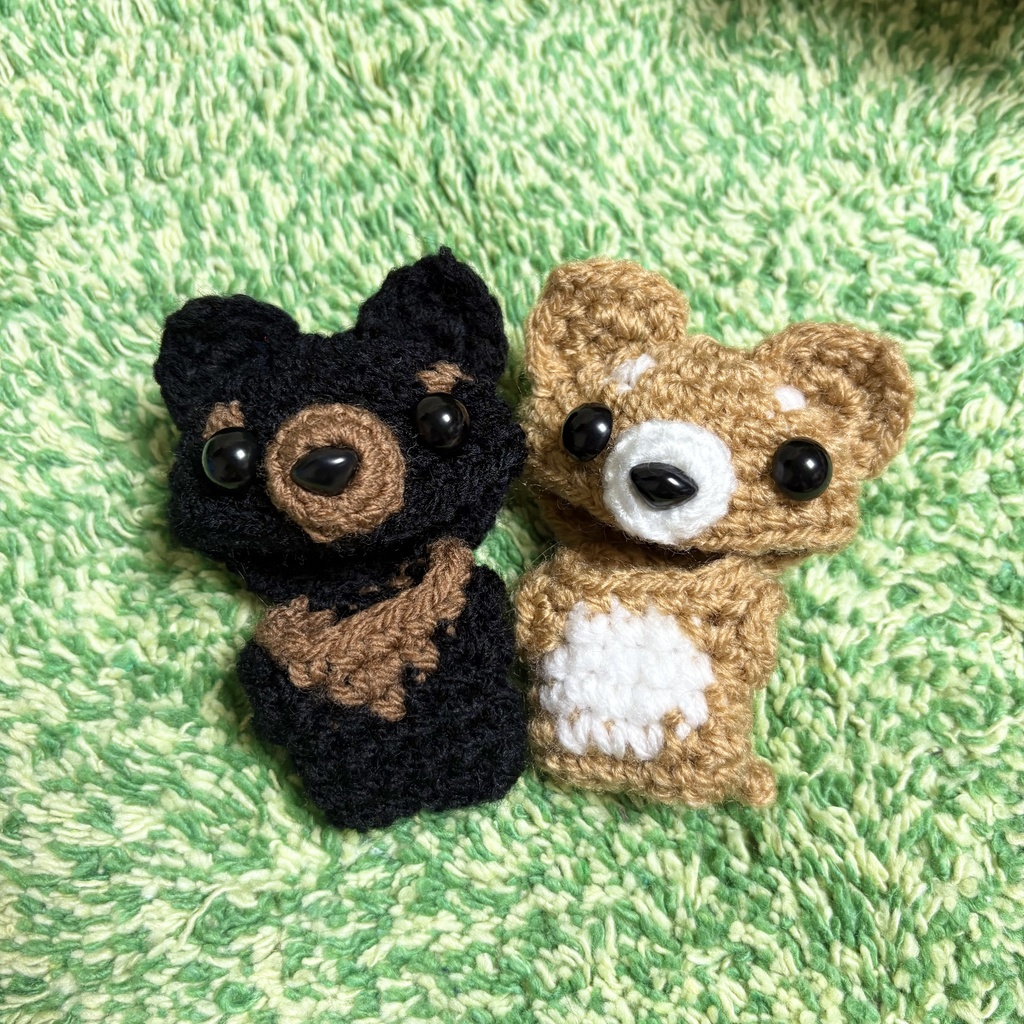 ドーベルマン&柴犬(ほわぬいサイズ)