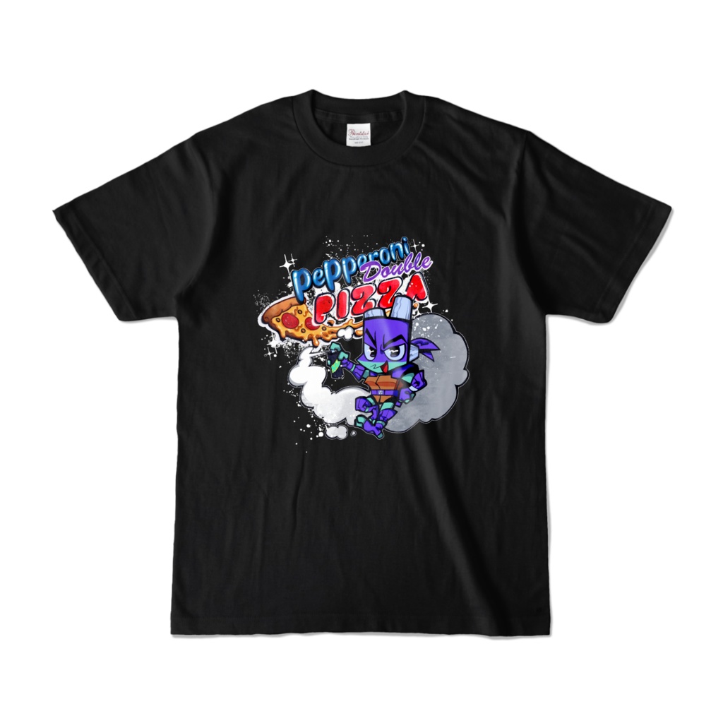 ペパロニダブルピザTシャツ