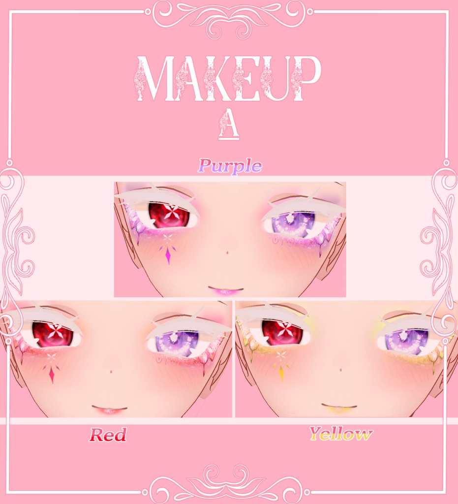 Maya Eye Texture & Butterfly makeup