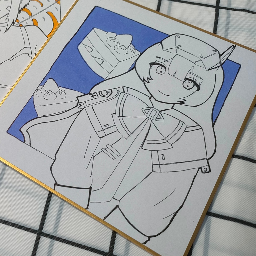 勝利の女神NIKKE　色紙　スノーホワイトイノセント