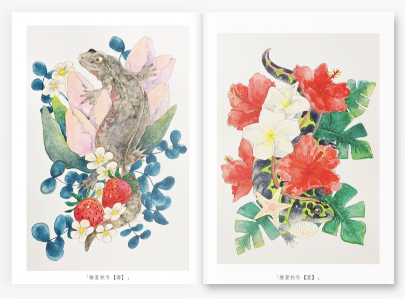 作品集「花とイモリ」