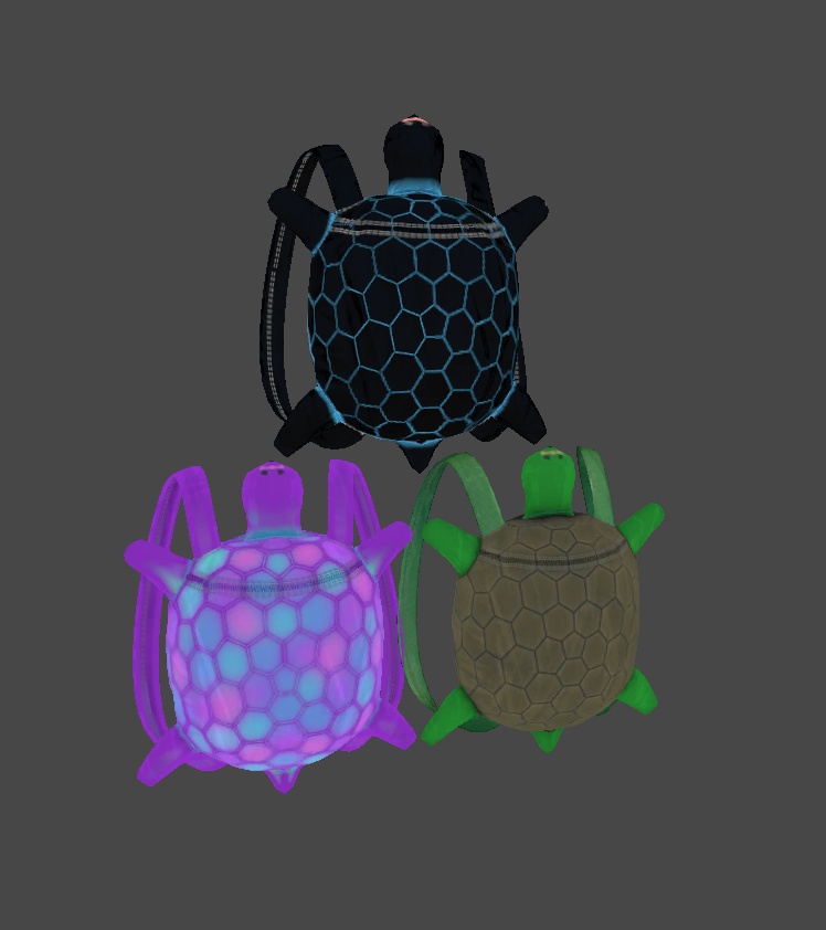 Turtle Plush Backpack タートル・プラッシュ・バックパックCommercial