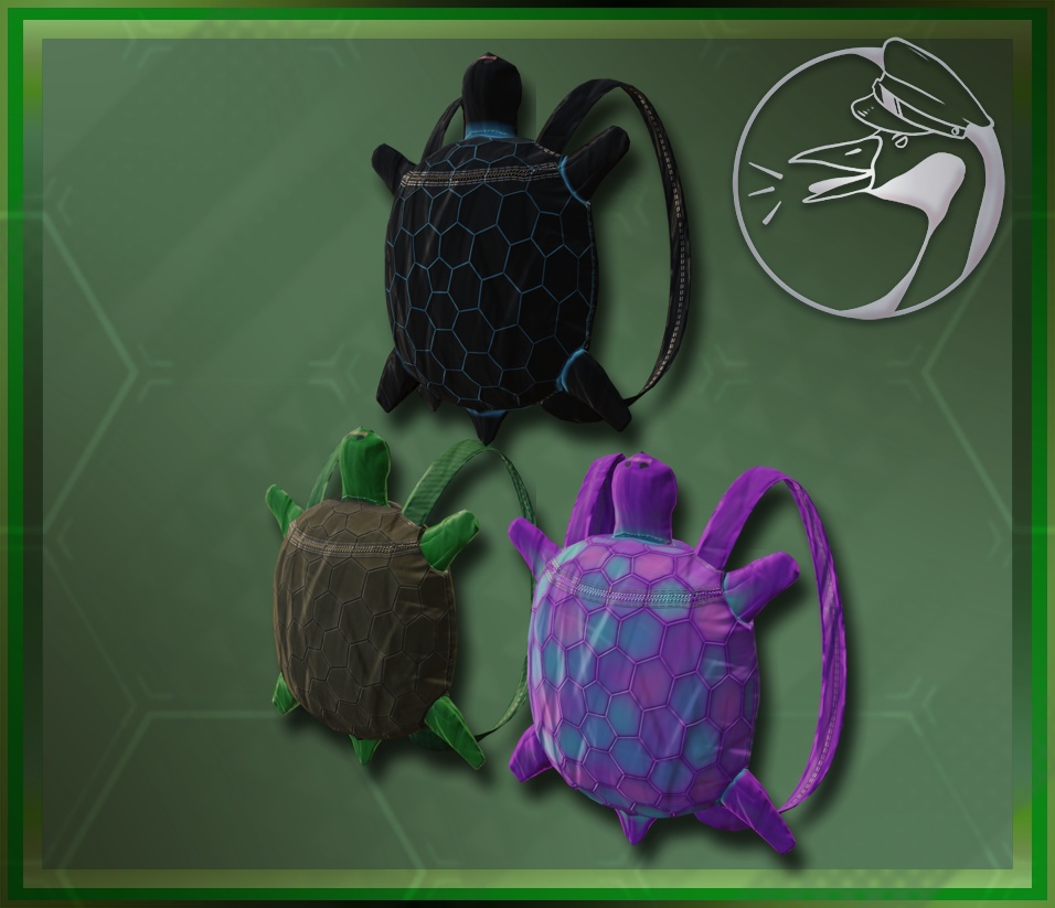 Turtle Plush Backpack タートル・プラッシュ・バックパックCommercial