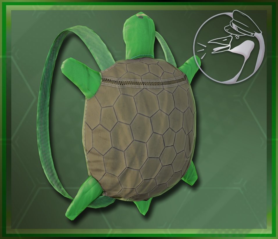 Turtle Plush Backpack タートル・プラッシュ・バックパックCommercial