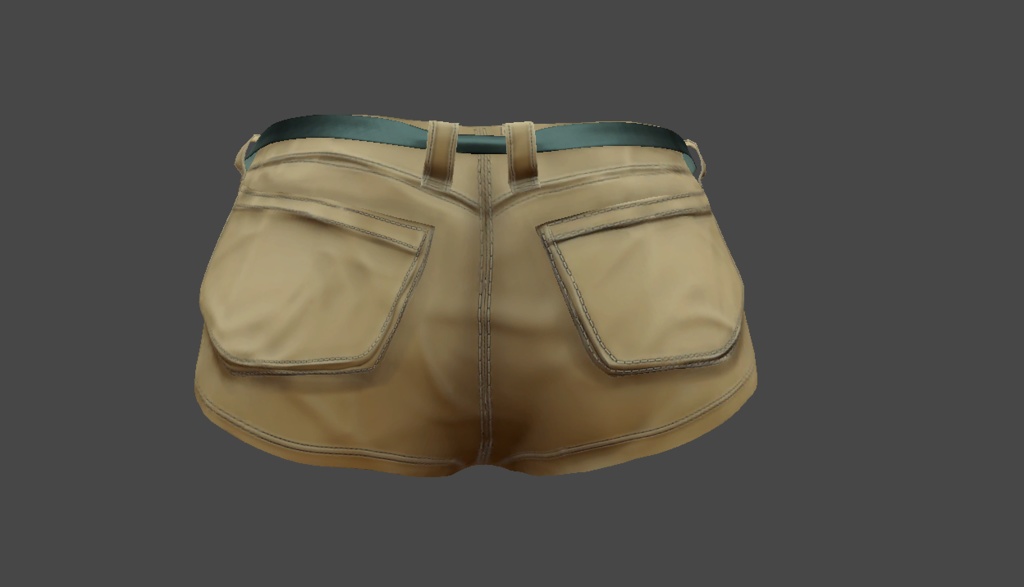 カーキのブーティショーツ Khaki Booty Shorts