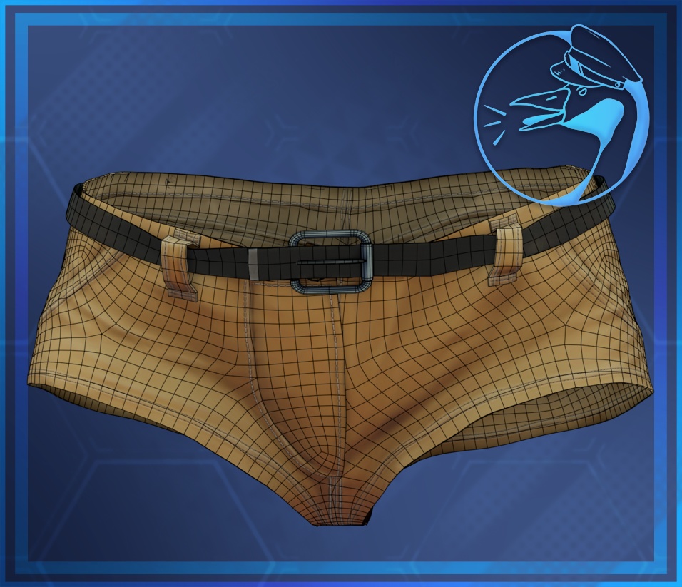 カーキのブーティショーツ Khaki Booty Shorts