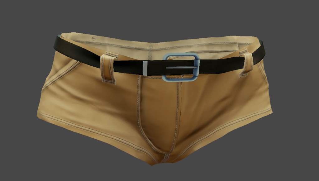 カーキのブーティショーツ Khaki Booty Shorts