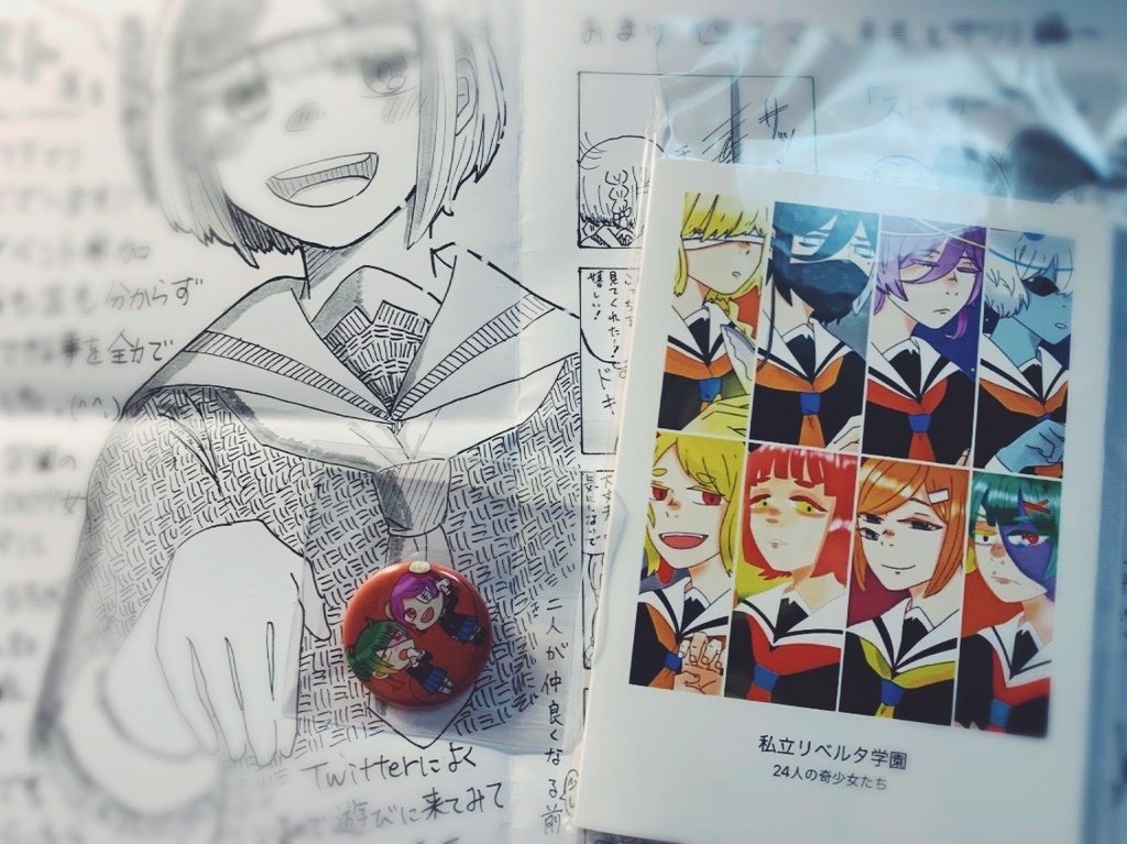 私立リベルタ学園 イラスト集