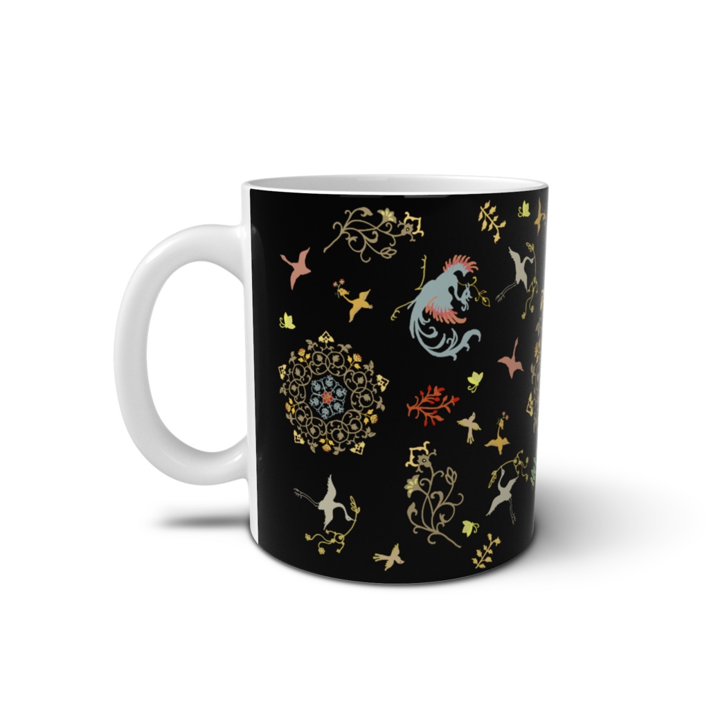 正倉院柄マグカップ