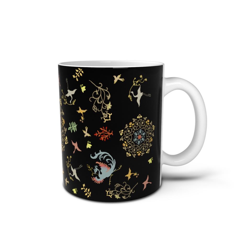 正倉院柄マグカップ